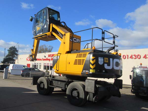REF: 25 - 2014 JCB JS160W Wheeled excavator with high rise cab For Sale